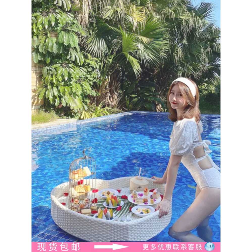 플로팅 트레이 과일 조식용 식사 용 리조트 바구니 워터 - 상세 이미지 2