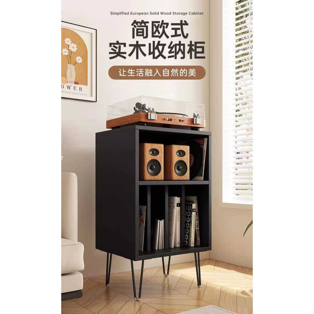 턴테이블 받침대 오디오랙 LP LP플레이어 용 CD 장식장 - 상세 이미지 2