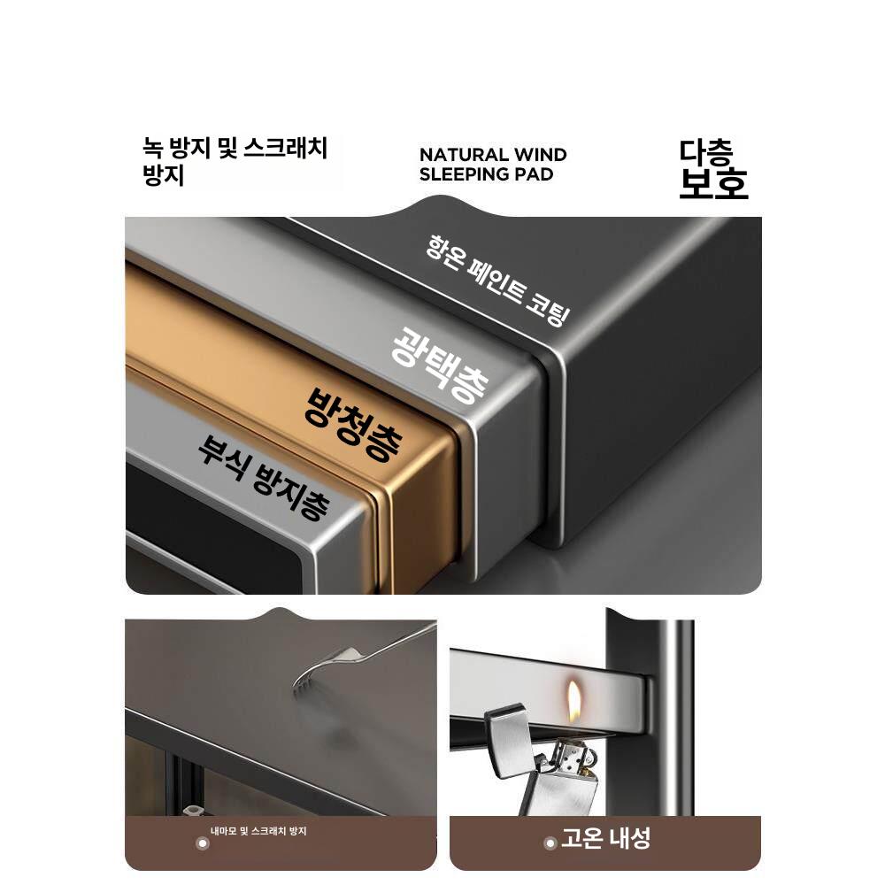 밥솥슬라이딩선반 레일 전자레인지 철제 주방다이 - 상세 이미지 4