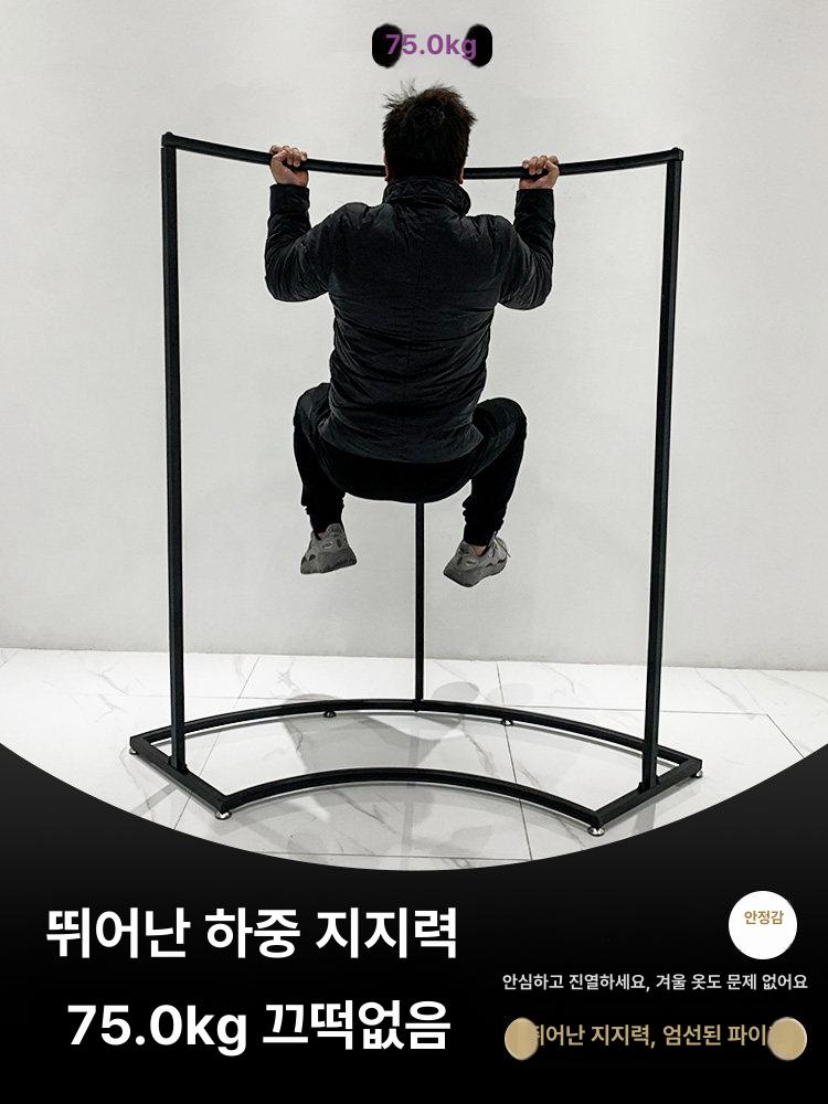 실버 라운드행거 스탠드 행거 디스플레이 옷가게 철제 테이블 옷걸이 - 상세 이미지 4