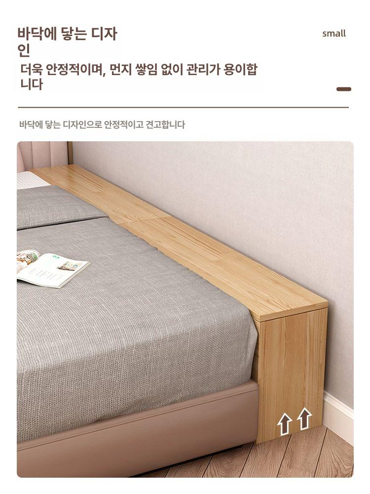 침대틈새수납 사이드 도어형 얇은 틈새장 - 상세 이미지 4