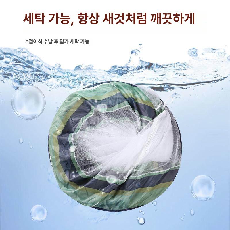 이층침대용 모기장 기숙사 가정용 사각 싱글침대 원터치 - 상세 이미지 2