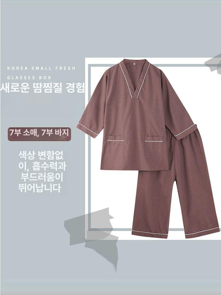 템플 스테이 옷 절 승복 법복 찜질방 편한 단체 생활복 - 상세 이미지 2
