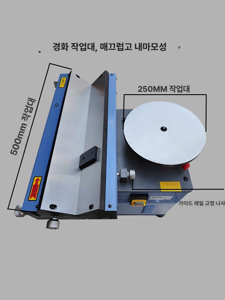 탁상형 복합면취기 슬라이드 산업용 각도 기계 엣지 금속 그라인더 모서리 면치기 - 상세 이미지 3