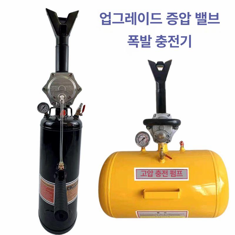 대형 에어펌프 팽창기 휴대용 게이지 고압 압축기 배터리 전기 차량용 빠른 송풍기 - 상세 이미지 2