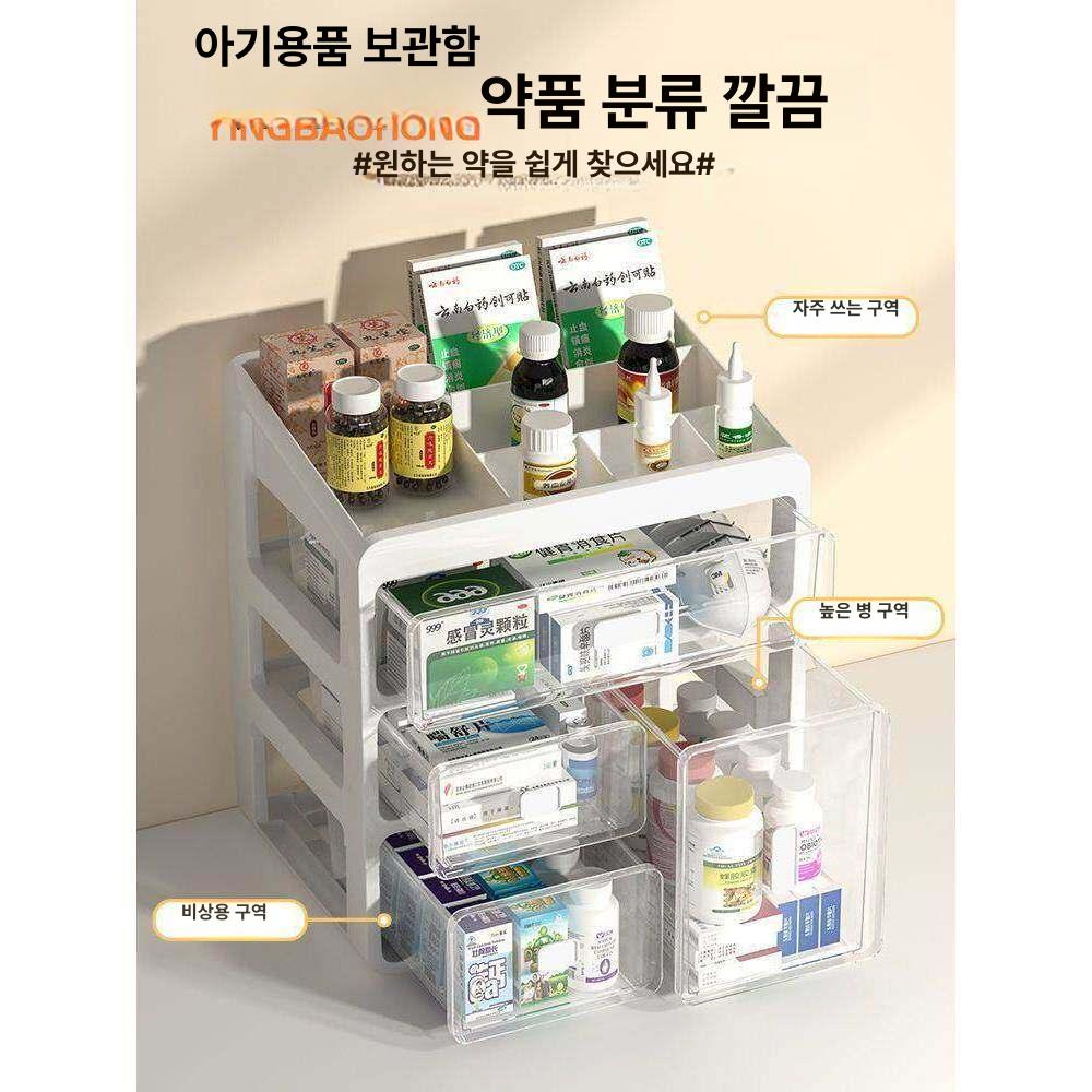 소형 수납장 엔틱 정리함 클래식 서랍장 캡슐 선반 약 가구 소품 틈새 투명 앤틱 복도 - 상세 이미지 4