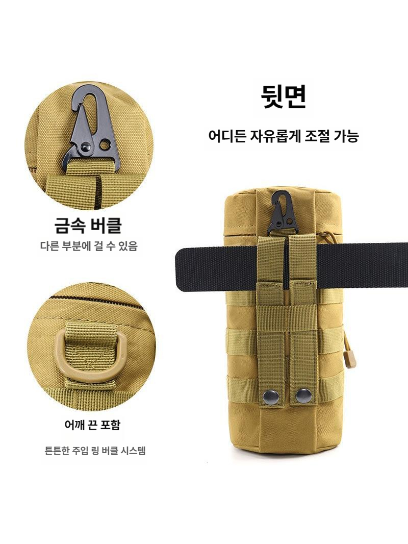 등산가방 남자 전술 스트랩 경량 하이킹 낚시 물병 가방 - 상세 이미지 4