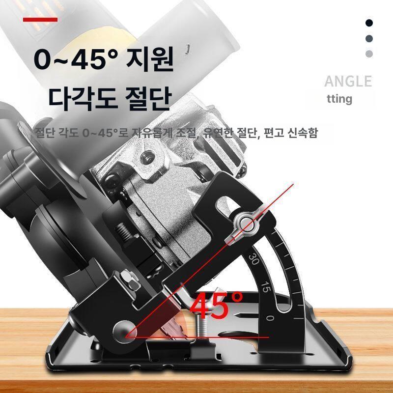 오대각 절단기 커팅기 도구 절단대 커터 절단받침대 각도 베이스 톱날 지지대 목공 - 상세 이미지 3