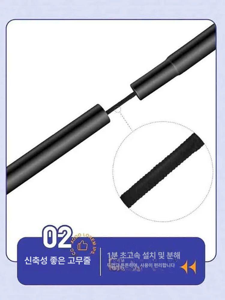 간이 네트 배드민턴 접이식 폴대 그물망 지주대 이동식 야외 지지대 간편설치 프레임 - 상세 이미지 5