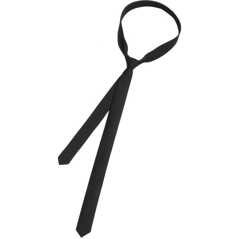 얇은 넥타이 슬림 3cm 여자 데일리 셔츠패션 코디 - 상품 이미지