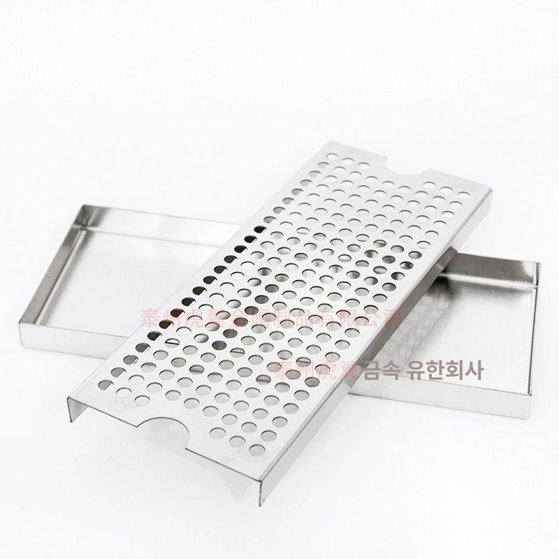스테인리스 물빠짐트레이 주방 설거지건조대 싱크대건조대 사이즈 식기건조대물받이 - 상품 이미지