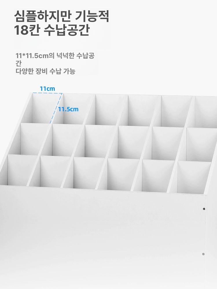 스튜디오 배경지 보관함 촬영 수납함 이동식 화이트 - 상세 이미지 4