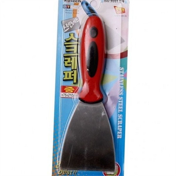 다용도 스크래퍼 중 스테인레스 헤라 칼날형 페인트 제거 - 상품 이미지