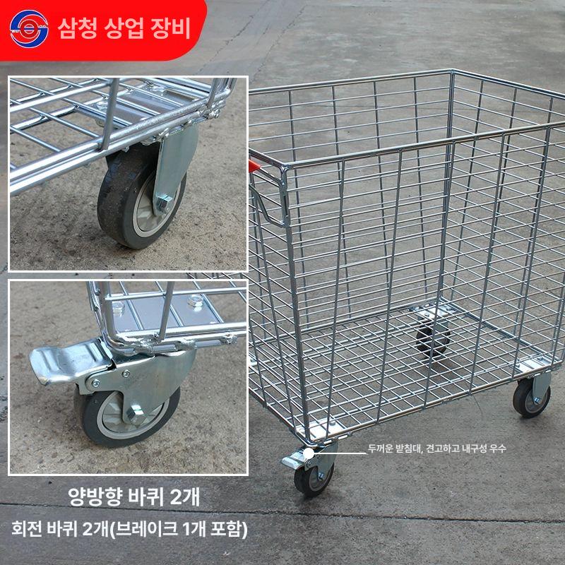 다용도 핸드캐리어 쇼핑카트 바퀴달린 손수레카트 슈퍼 시장바구니캐리어 마트카트 - 상세 이미지 2