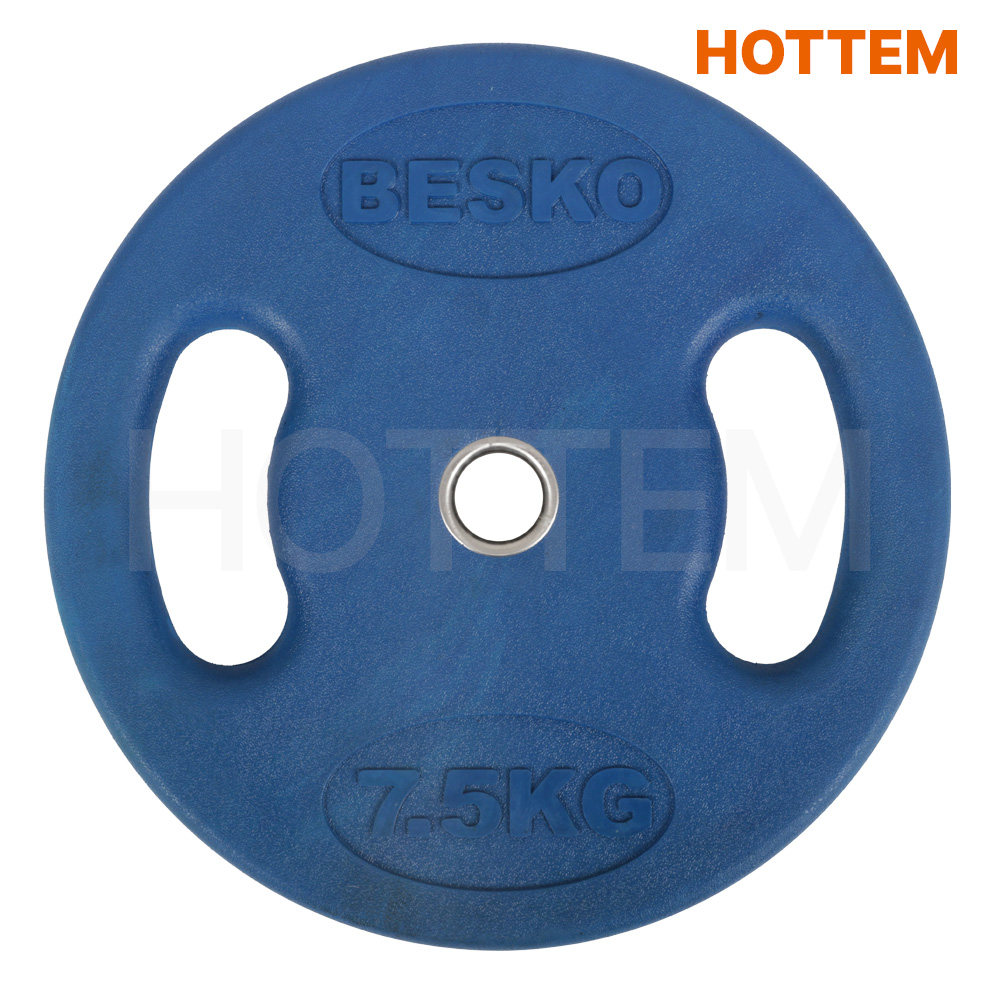베스코 컬러 바벨 경량원판 우레탄 원판 30mm 10kg - 상세 이미지 2