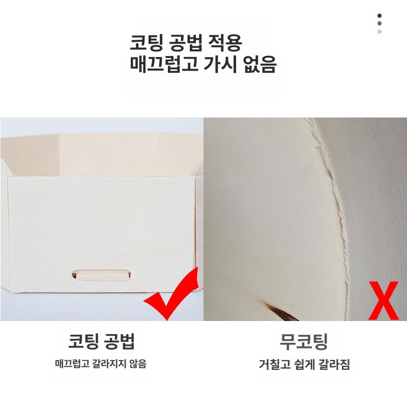 원형 포장박스 곶감단지 고급 투명 아크릴 선물상자 리본 선물박스 답례용 크라프트 - 상세 이미지 4
