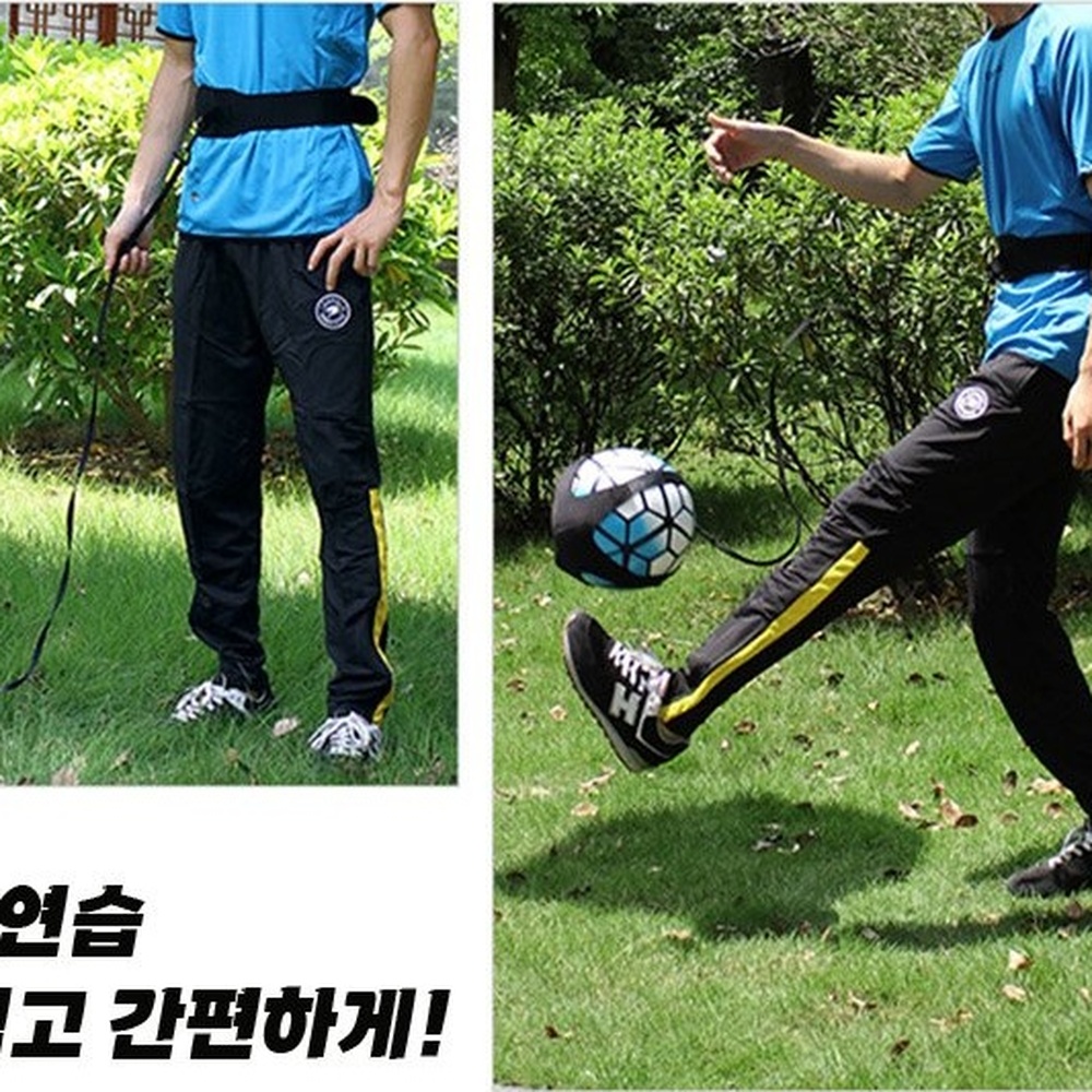 타격기 벨트 리프팅연습기 리턴볼 트래핑 연습도구 셀프도구 축구용 훈련 - 상세 이미지 2