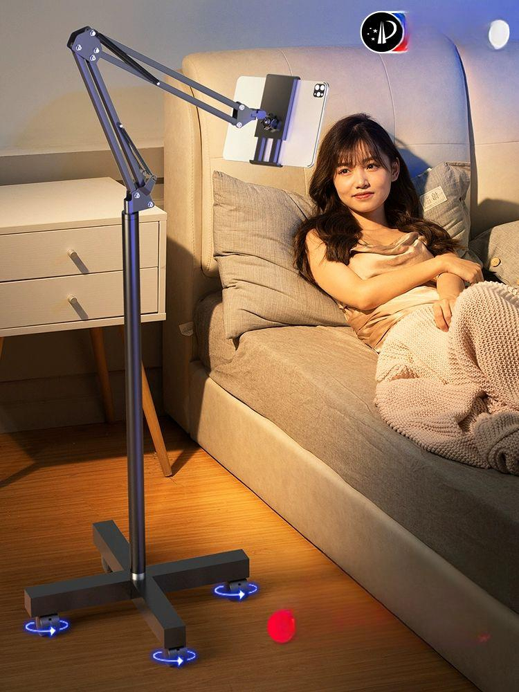 바퀴달린 이동식태블릿거치대 지지대 아이패드 홀더 핸드폰 휠 갤럭시탭거치대 랙 - 상품 이미지