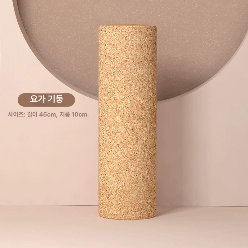 폼롤러 코르크 하드 대형 고체 헬스장 마사지 운동 - 상세 이미지 4