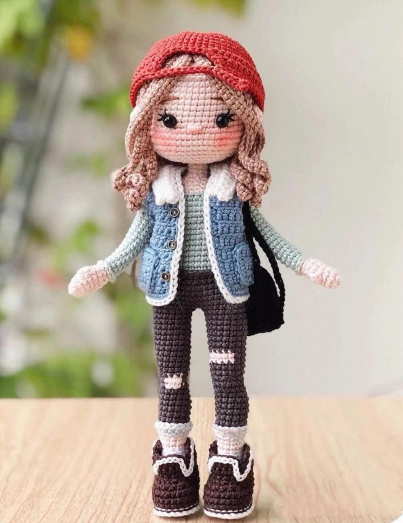 코바늘 인형뜨기 DIY 키트 손뜨개 인형 만들기 취미 패키지 면실 02 - 상세 이미지 4