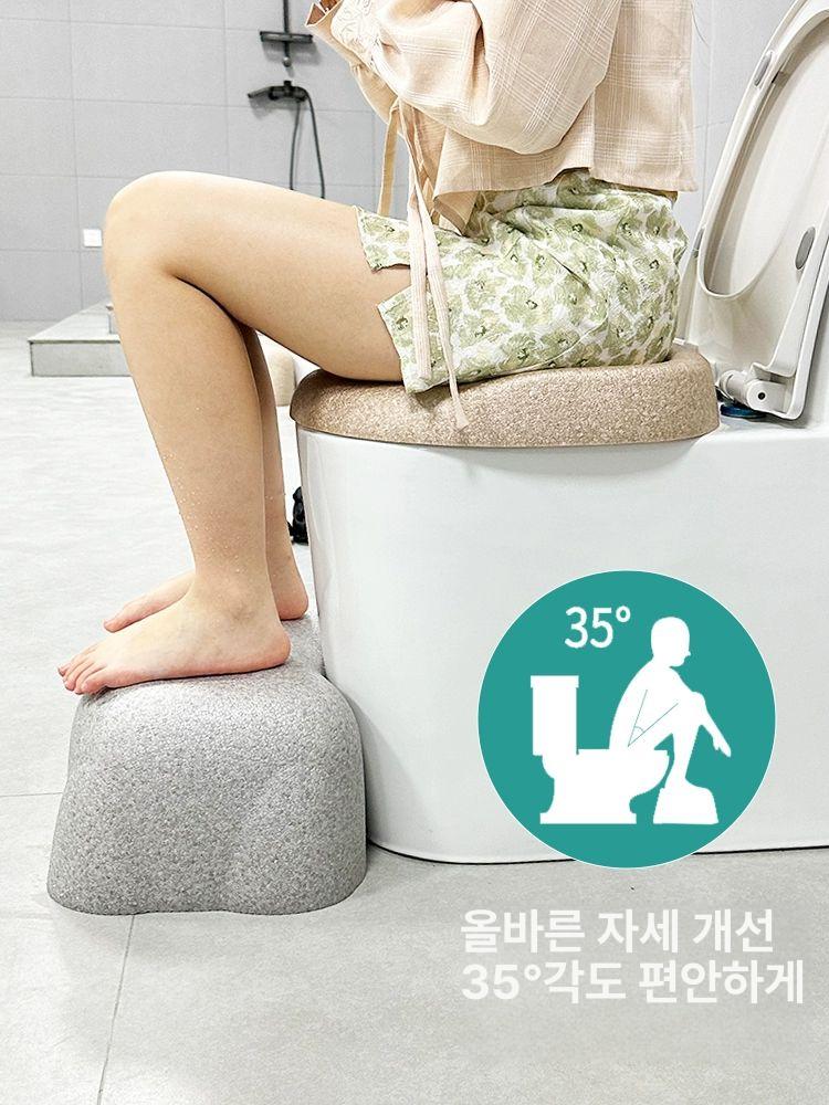 쿠션변기커버 EPP 화장실 노인 높은변기커버 방수 시트 양변기 덮개 - 상세 이미지 4