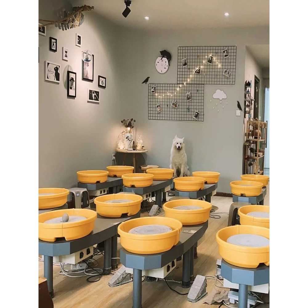 전동물레 도자기 턴테이블 회전판 손물레 용 공방 도재상 - 상세 이미지 3
