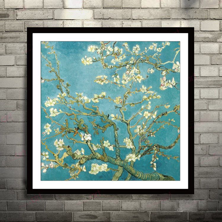 꽃 대형 보석십자수 도구 고흐 집에서하는취미 비즈자수 풍경화 1.생태면실70x70cm3가닥자수가위 - 상품 이미지