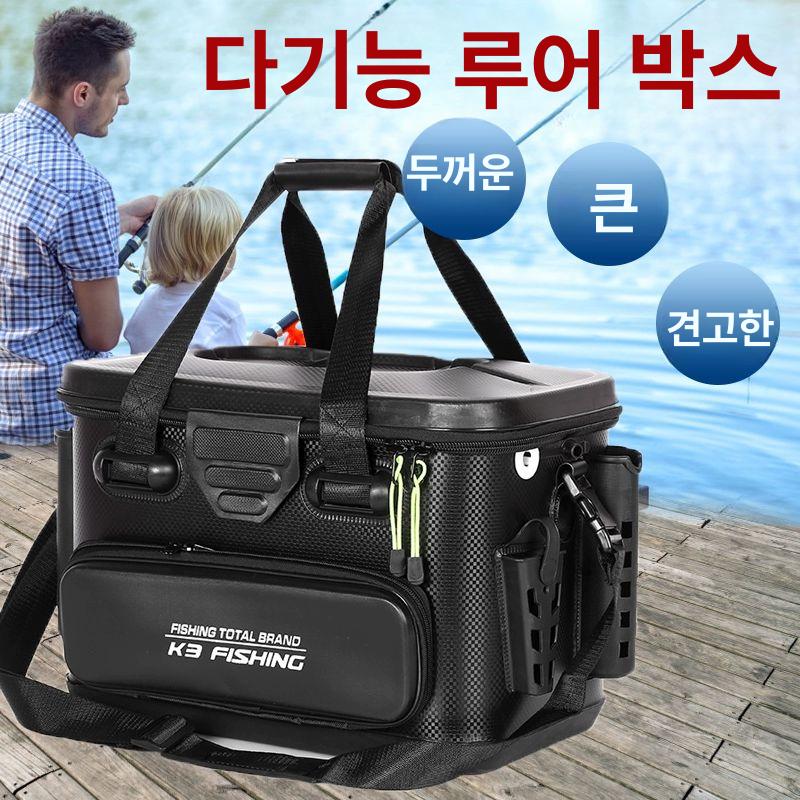 낚시 쿨백 다용도 태클박스 케이스 보관함 보조가방 태클백 어깨끈 장비 멀티 파우치 - 상세 이미지 4