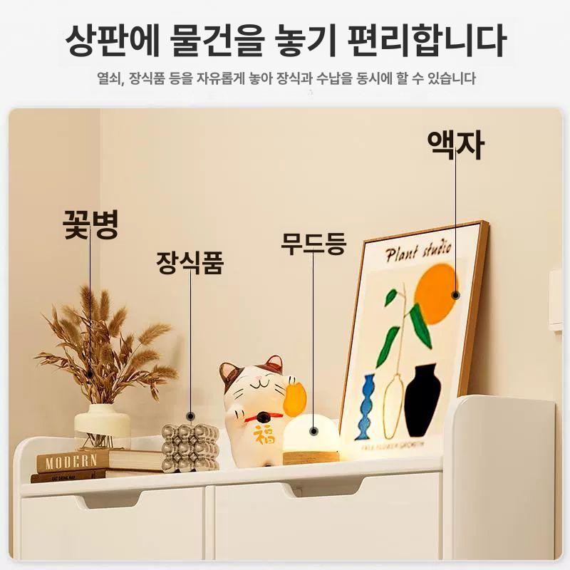 초슬림 틈새신발장 얇은 초박형 조립 신발수납장 정리 좁은현관 공간 현관수납장 활용 - 상세 이미지 5