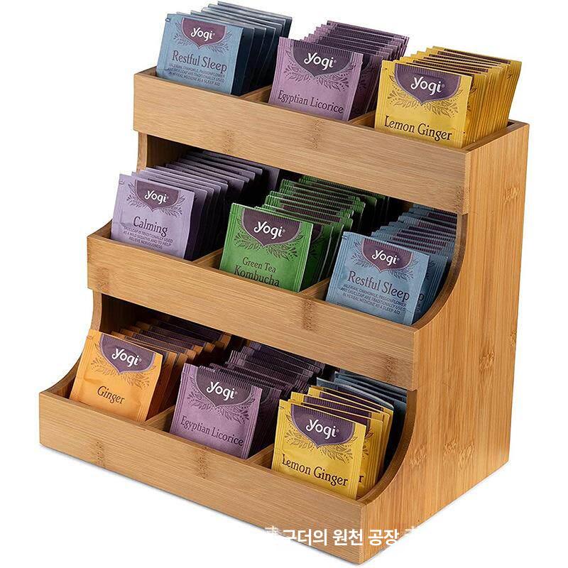 원목색 탕비실정리함 다용도 박스 수납함 내추럴우드컬러 나무상자 나무색 - 상세 이미지 2