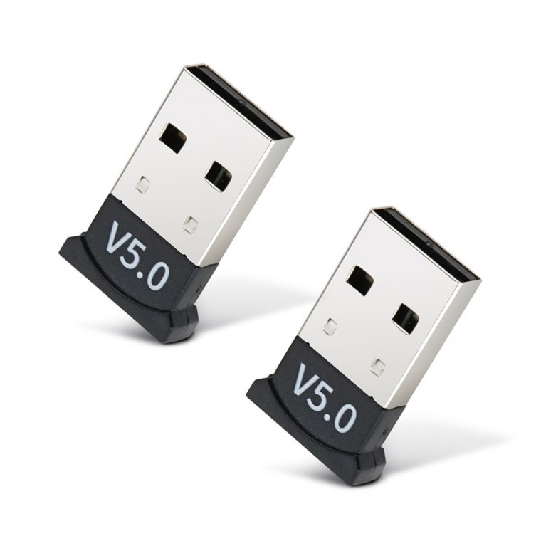 블루투스 5.0 USB 동글 2개입 무선 키보드 마우스 스피커 노트북 데스크탑 헤드셋 이어폰 테블릿 - 상품 이미지