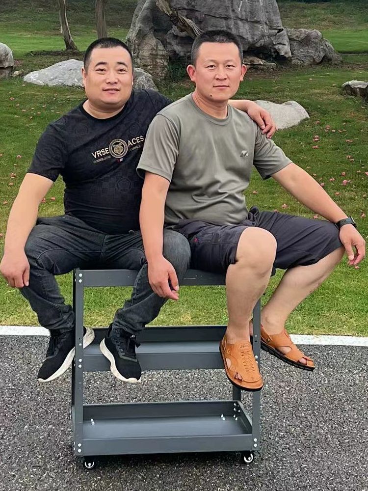 철제 이동식카트 바퀴 보관 작업대 공구카트 장비 부품함 물류 도구 운반용 캐비닛 - 상세 이미지 4