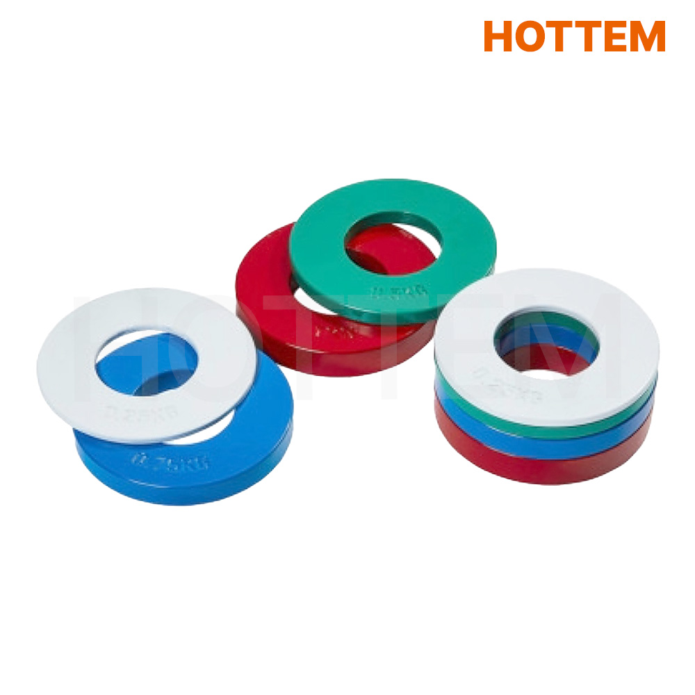 베스코 바벨 경량원판 5kg 세트 초경량 저중량 헬스 원판 0.25kg~1kg - 상세 이미지 4