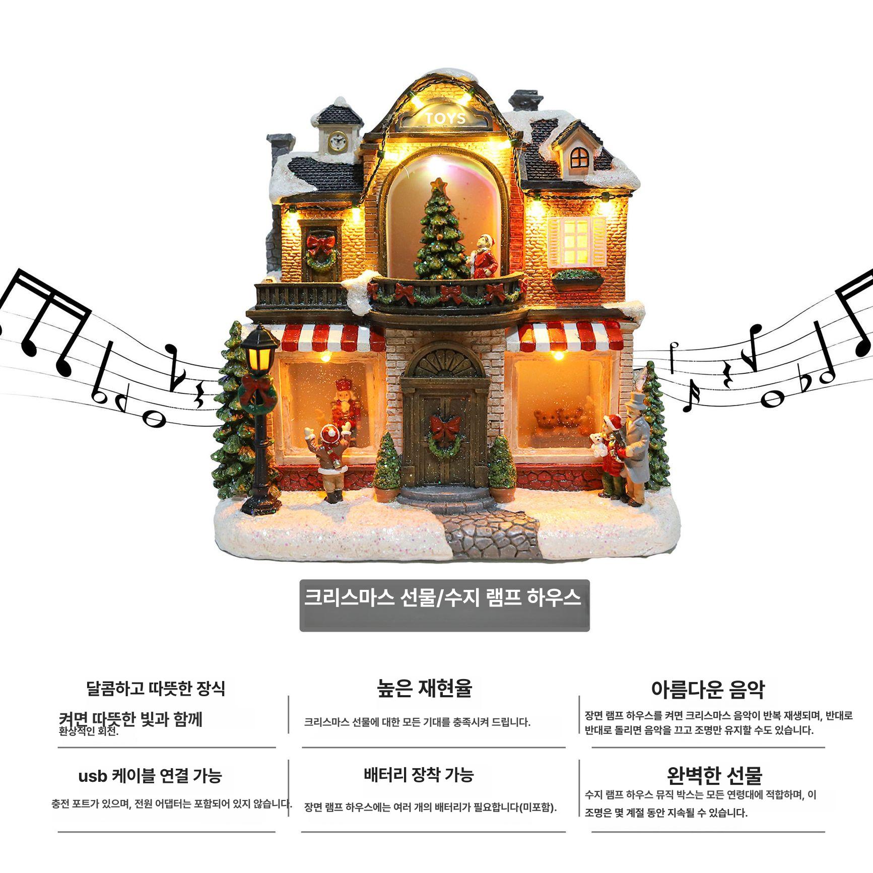 유럽풍 조명 장식 크리스마스 선물 인테리어 소품 - 상세 이미지 4