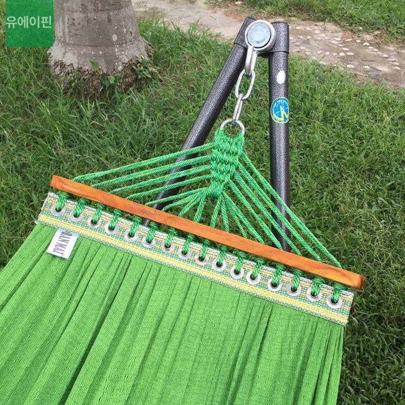 베트남 해먹 침대 접이식 실외 야외 실내외 모기장 그네 스윙 싱글 휴식 발코 로프 - 상세 이미지 2