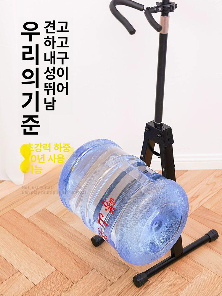 기타스탠드 기타거치대 기타랙 목재 원목기타받침대 벽걸이 원목색 - 상세 이미지 2