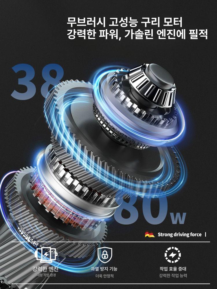 전문 전정기 충전 양날 헤지트리머 가위 전기 원예 헤지커터 전지톱 - 상세 이미지 5