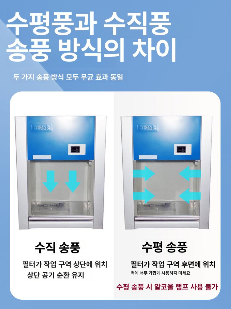 실험실 멸균테이블 클린벤치 클린룸 무균작업대 배양 송풍기 - 상세 이미지 4