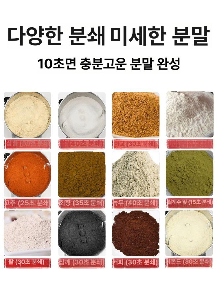 대형 분쇄기 초미세 분말기 한약재분쇄 가루 곡물그라인더 파쇄기 상업용 모터 고성능 - 상세 이미지 3