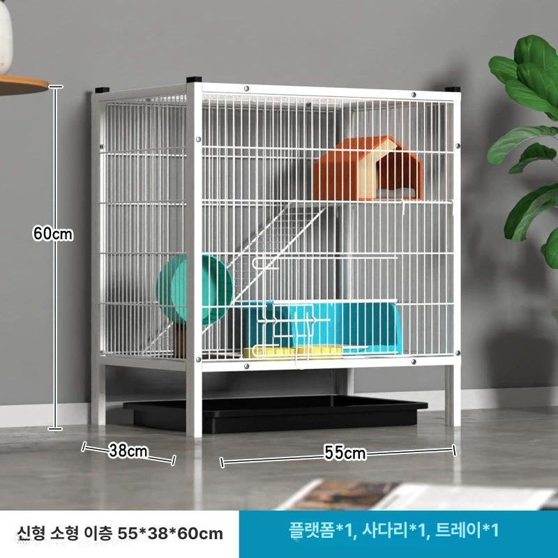 다람쥐 케이지 이동식 햄스터 슈가글라이더 대형 하우스 빌라 - 상세 이미지 3