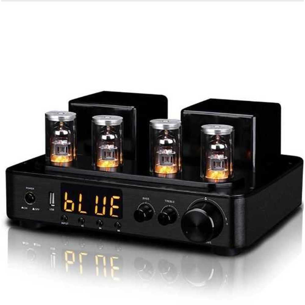 튜브 진공관앰프 블루투스 HIFI 증폭 용 오디오 스피커 - 상품 이미지