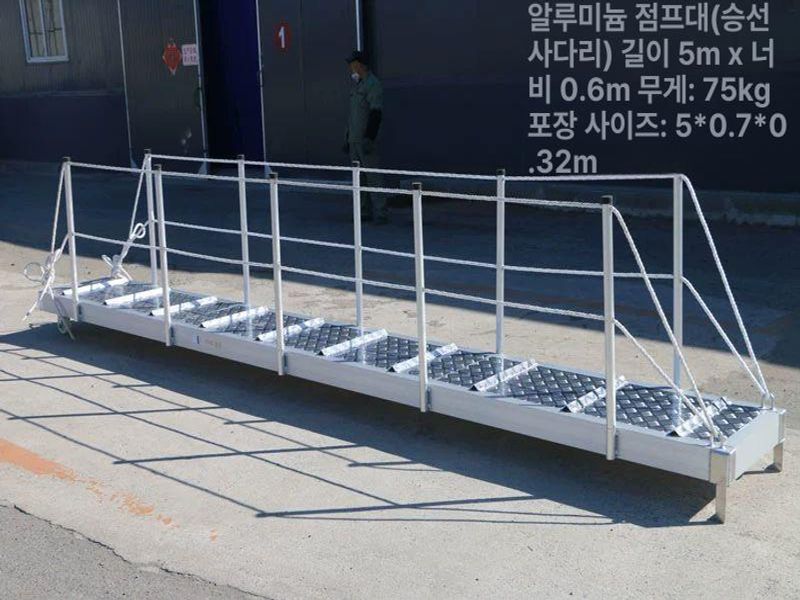 알루미늄 사다리 합금 가정용 공사용 플랫폼 직선 텔레스코픽 다기능 접는 도구 - 상세 이미지 2