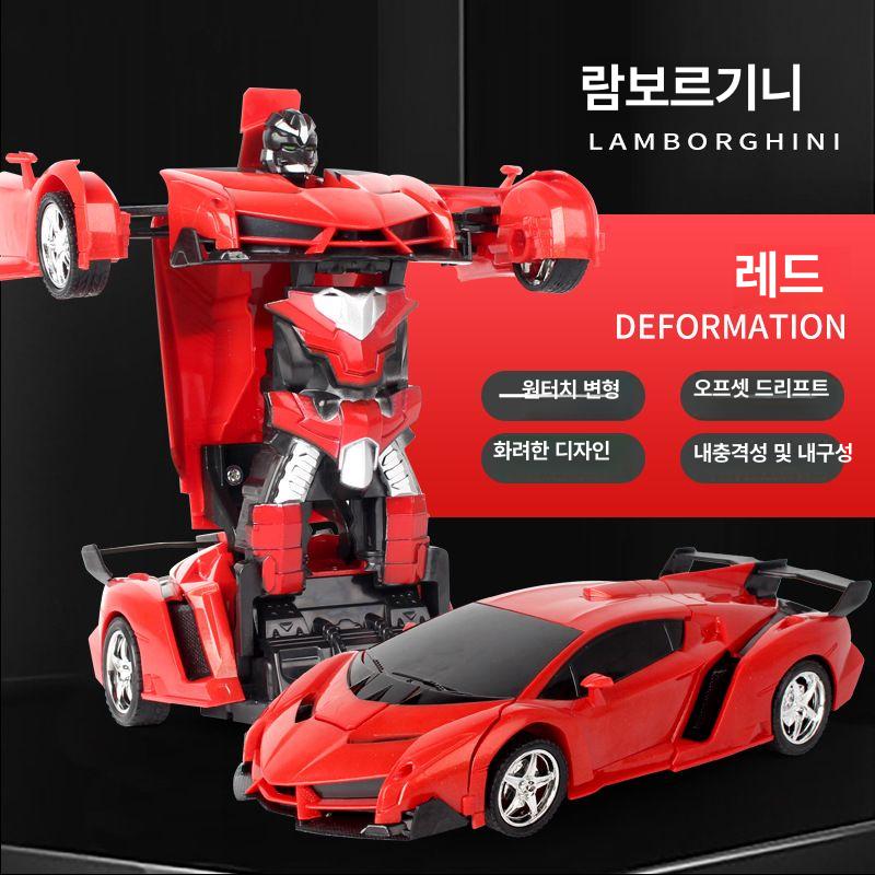 변형 전동 원격 조종 자동차  모델 소형 24cm 레드 미포함 이미지 7