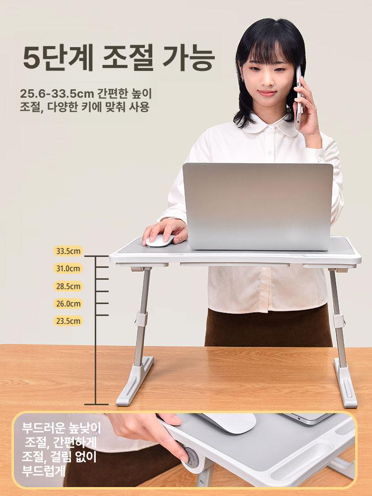 사무실 받침대 거치대 슬라이딩 브래킷 슬라이드 레일형 높낮이 키보드받침 조절 - 상세 이미지 2