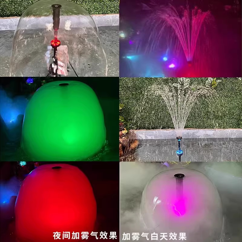 조명 분수 LED 야외 폭포 장식 정원 버섯 오아시스 25W - 상세 이미지 4