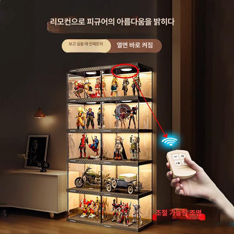 방진 진열장 피규어 수납함 전시용 보관 커버 디스플레이 수납정리 진열대 - 상세 이미지 3