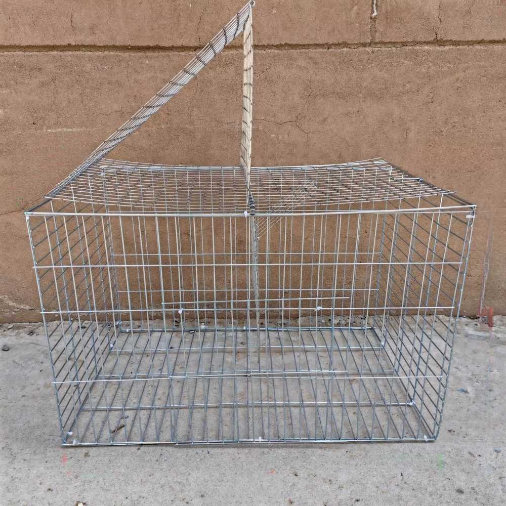 비둘기 포획틀 까치 사육장 퇴치 케이지 문 야생 먹이 60x40x70cm - 상품 이미지