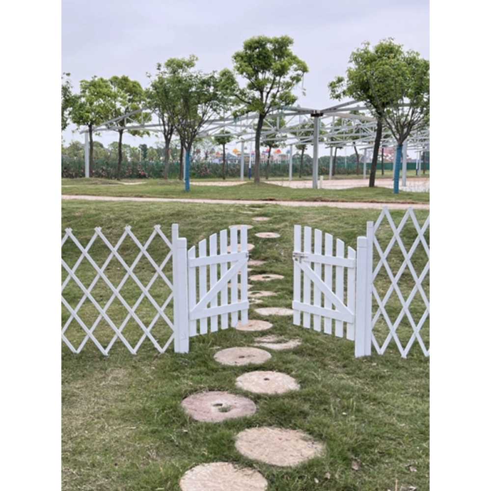 원목 대문 화단경계 방부목 안뜰 용 마당 식물원 입구 - 상세 이미지 4