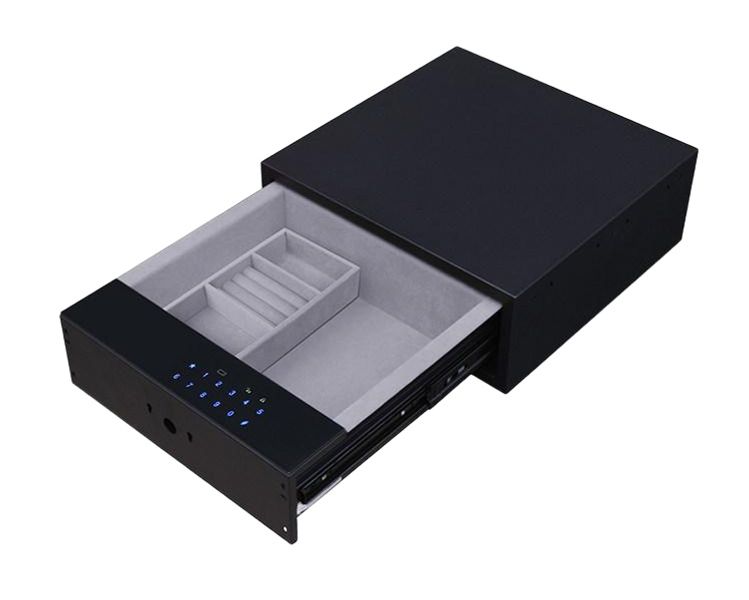 디지털 보석함 서랍형금고 지문 잠금 악세서리 비밀번호 현금보관함 문서 전자 사무용 - 상품 이미지