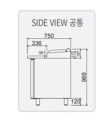 터보에어 토핑냉장고 피자 테이블1800 김밥 업소용반찬 바트 영업용 밧드 작업대 간냉식 이미지 8